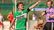 F&uuml;nf Tore in sechs Spielen: SVF-Capitano Noah Schorn ist in Topform. Heinrich Wei&szlig;