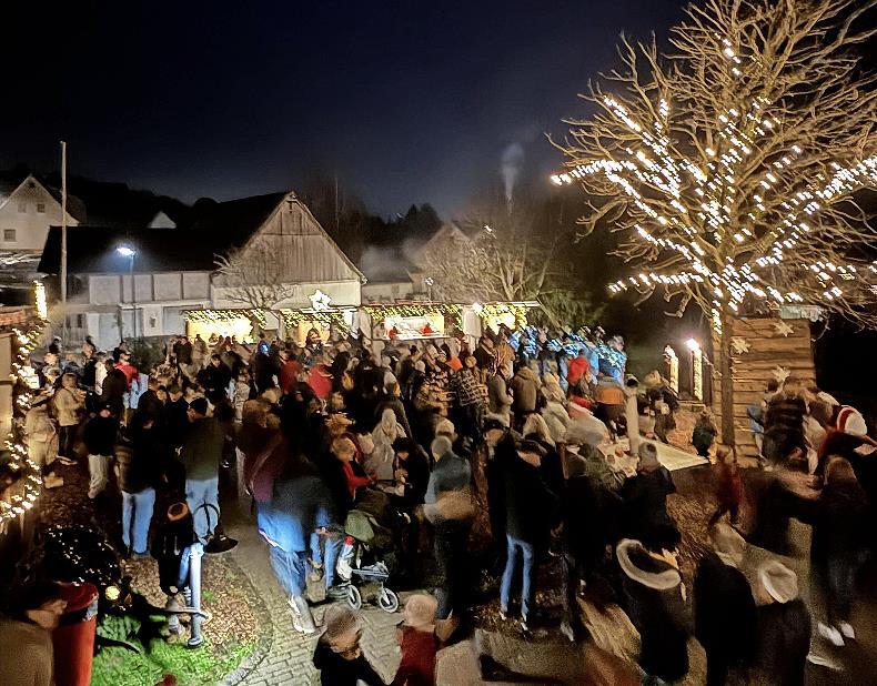 Gute Stimmung beim Winterzauber. Gute Stimmung beim Winterzauber.