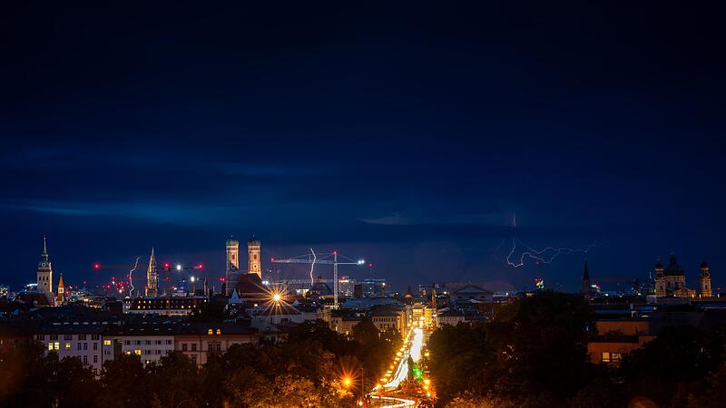 Gewitter in Bayern