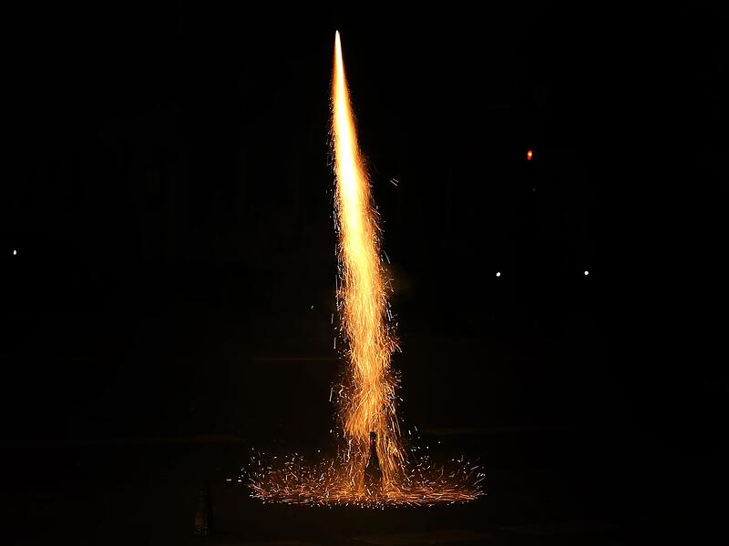 Feuerwerk an Silvester