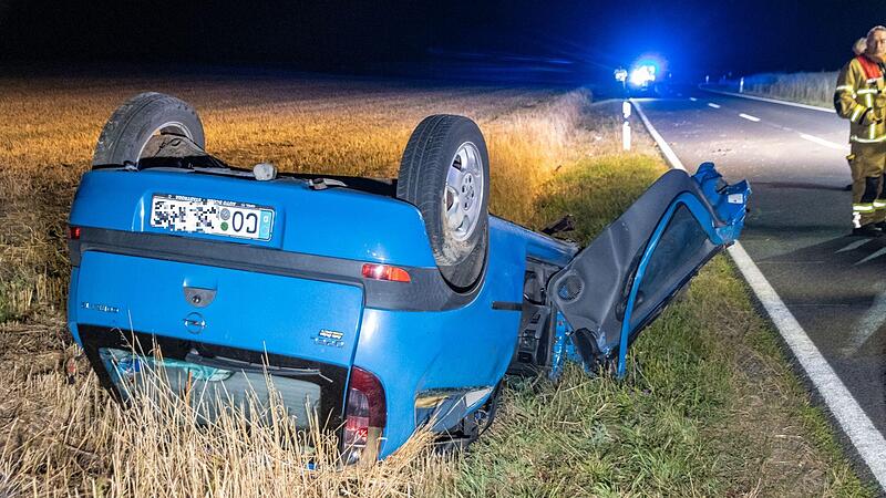 Das total zerst&ouml;rte Auto der Unfallfahrerin.