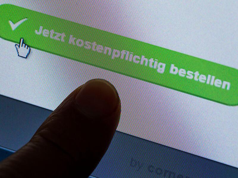 Einkaufen im Internet