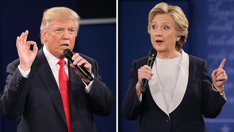 Trump und Clinton