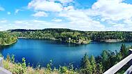 Die Trinkwassersperre am Mauthaus in Nordhalben, genannt Ködeltalsperre, speichert im großen Stausee mehr als 20 Millionen Kubikmeter Trinkwasser.