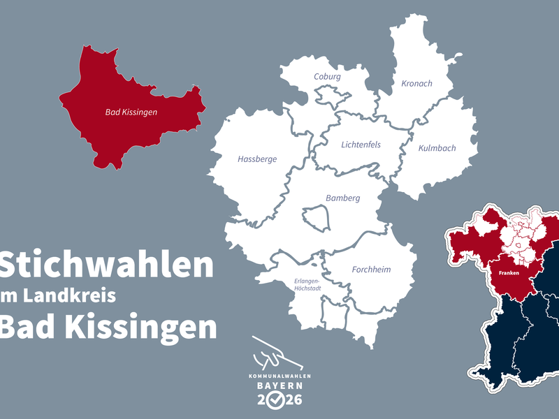 Kommunalwahl 2026: Stichwahlen im Kreis Bad Kissingen