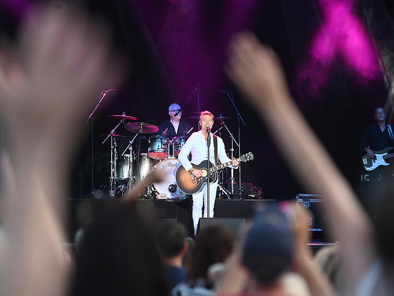 Ronan Keating in Coburg Ronan Keating singt seinen letzten Song in Coburg