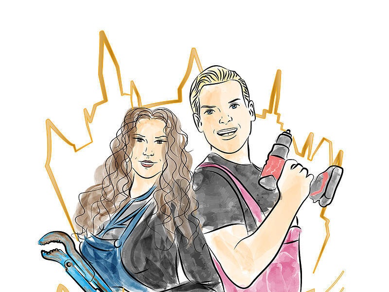 Angela Henn und Dennis Klak