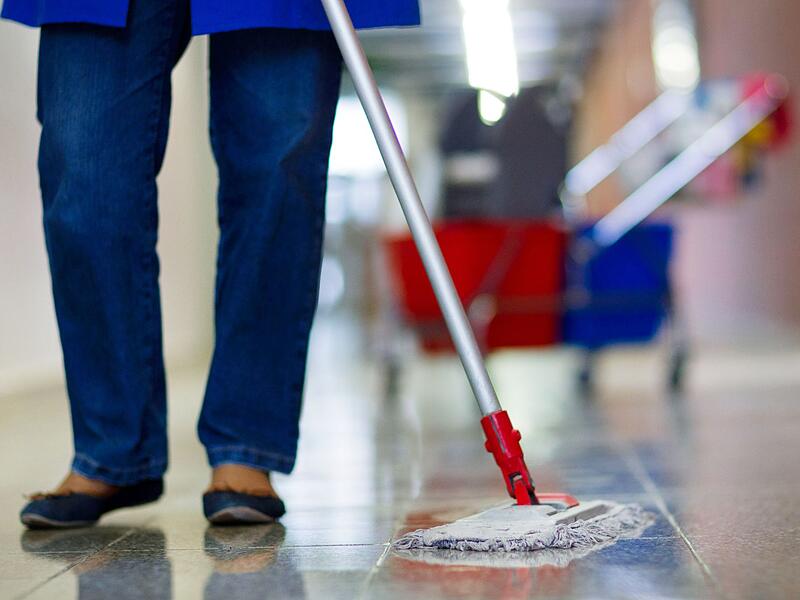 Viele M&auml;ngel in der Geb&auml;udereinigungsbranche