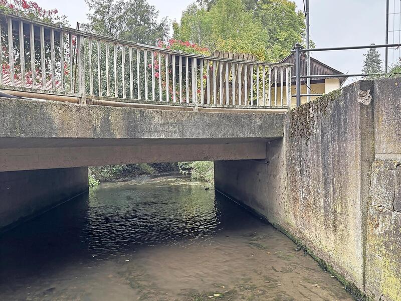 Die Br&uuml;cke &uuml;ber den Leitenbach in Wiesengiech ist eine von vier Br&uuml;cken, die der Kreis in diesem Jahr instand setzen will.