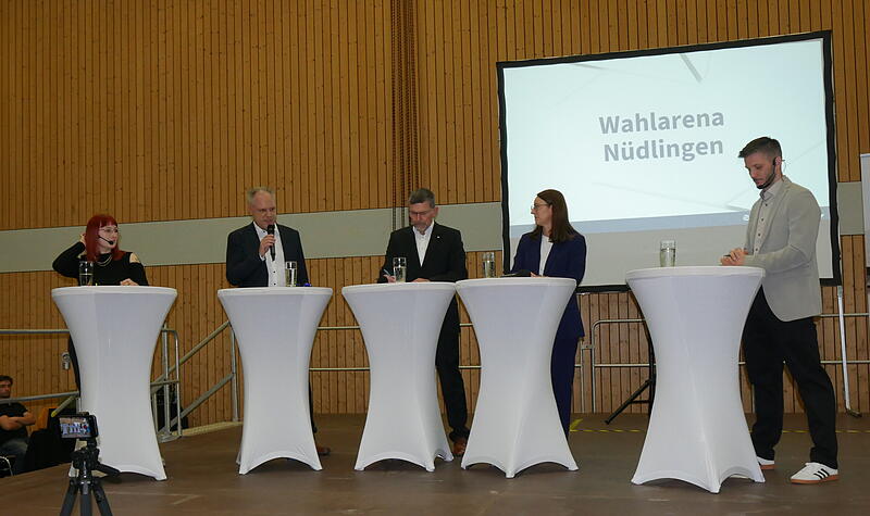 Die Kandidaten und Moderatoren