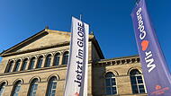 Das Landestheater am Coburger Schlossplatz wird zurzeit nicht bespielt. Bis zur geplanten Sanierung dient das Globe am ehemaligen Güterbahnhof als Interimsspielstätte.