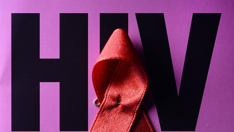 Aids Schleife und HIV-Information