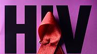 Aids Schleife und HIV-Information