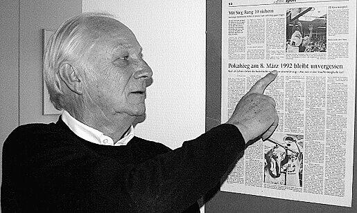 Heinz Fuchs hat mit dem TTL Bamberg Sportgeschichte geschrieben: Der erste nationale Basketball-Titel von 1992 bleibt unvergessen.Bertram Wagner