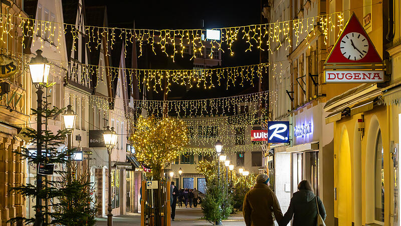 Lichterglanz in Kulmbach - so sch&ouml;n sind die N&auml;chte derzeit.