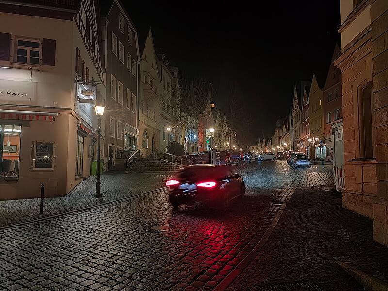 Kulmbach bei Nacht Januar 2025Kulmbach bei Nacht Januar 2025