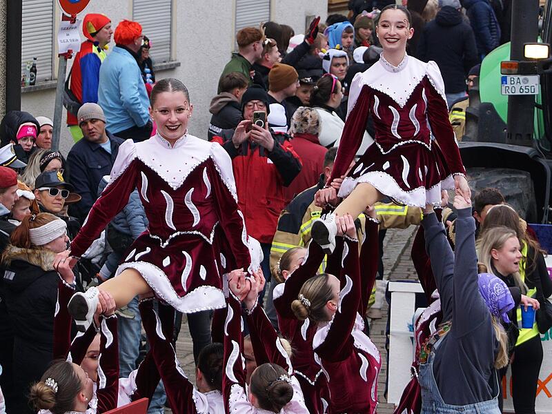Die Prinzengarde Baunach zeigte ihr Können Die Prinzengarde Baunach zeigte ihr Können