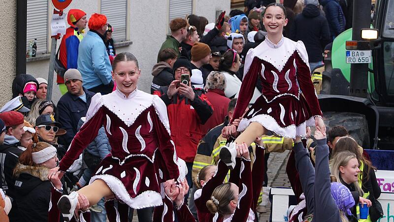 Die Prinzengarde Baunach zeigte ihr K&ouml;nnen