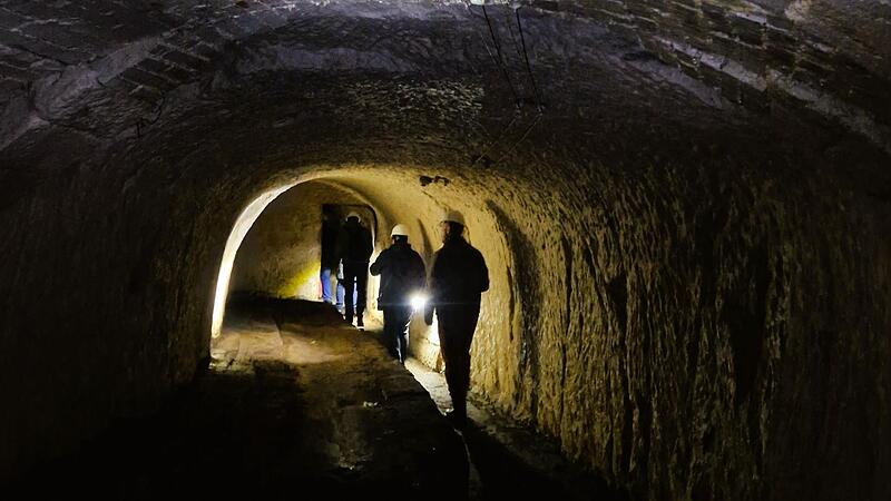 Impressionen aus den unterirdischen G&auml;ngen unterhalb der Innenstadt.