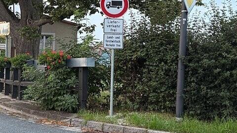 Die  Abzweigung in Ailsbach  ist gesperrt.Forchheim & Fr&auml;nkische Schweiz
