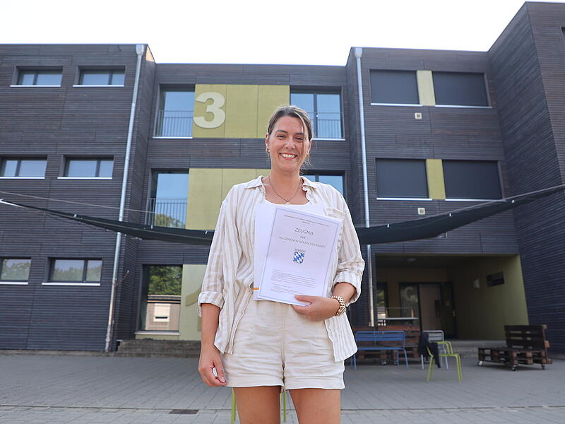 Abendgymnasium Bamberg: Abiturientin Nathalie Weichsel