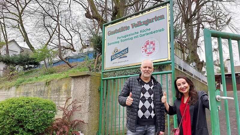 Volksgarten Gaustadt gerettet: Vorsitzender Jeronimo Ribeiro und Silvia Amorim aus dem neuen Vorstand des Portugiesischen Kulturvereins A.R.P. übernehmen mit einem großen Team an Ehrenamtlichen. Volksgarten Gaustadt gerettet: Vorsitzender Jeronimo Ribeiro und Silvia Amorim aus dem neuen Vorstand des Portugiesischen Kulturvereins A.R.P. übernehmen mit einem großen Team an Ehrenamtlichen.