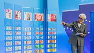 Vorstellung der Entw&uuml;rfe f&uuml;r die Euro-Banknoten