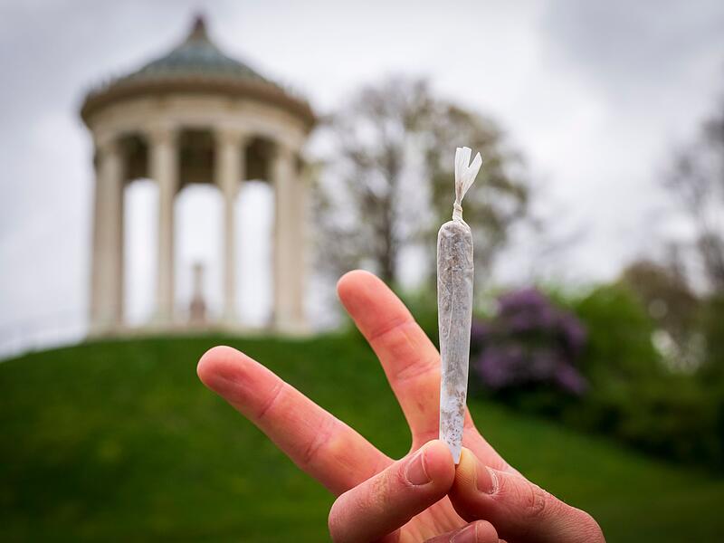 Kiffen im Englischen Garten