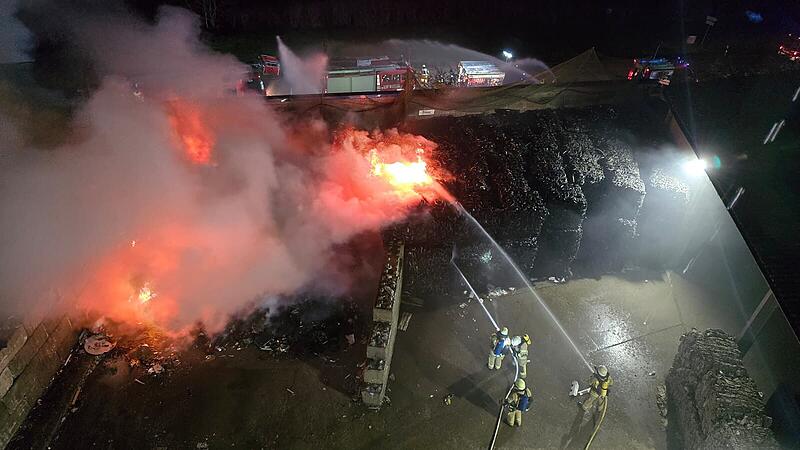 Großbrand in Lichtenfels bekämpft Großbrand in Lichtenfels bekämpft