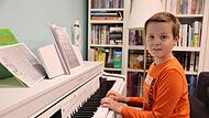 Robert Schmidt liebt Musik. Seit einigen Jahren nimmt der Himmelkroner Klavierunterricht.