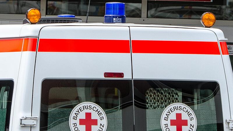 Ein Krankenwagen (Symbolbild). Manche von einer Lebensmittelvergiftung Betroffene müssen in einer Klinik behandelt werden.