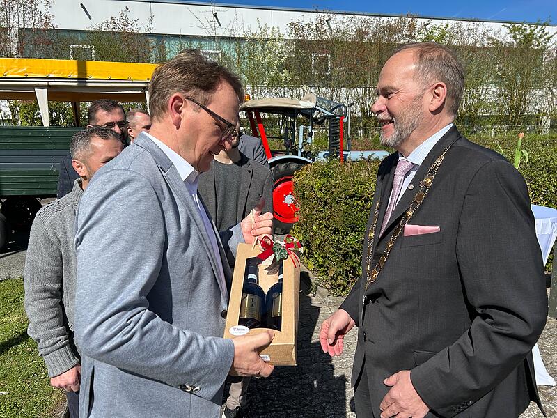 Verabschiedung von B&uuml;rgermeister Bernd Reisenweber in Ebersdorf bei Coburg