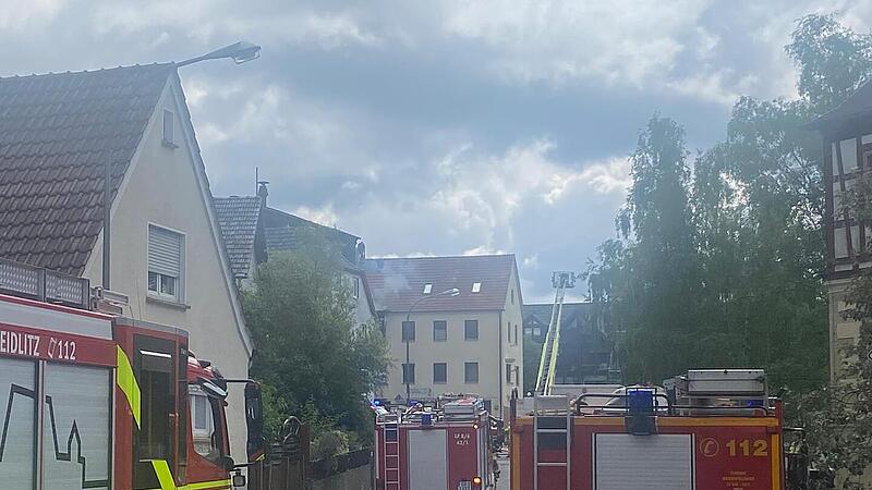 Brand an Brauerei in Untersiemau Brand an Brauerei in Untersiemau