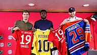 Eishockey, Fußball: Gemeinsame PK von FC Bayern und NHL Eishockey, Fußball: Gemeinsame PK von FC Bayern und NHL