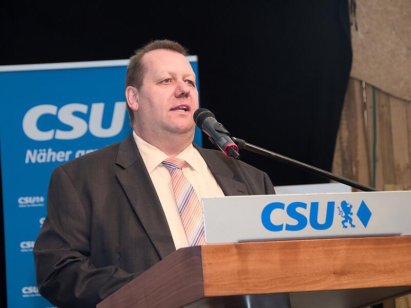 Feier 60 Jahre CSU Schondra mit Ministerpräsident Markus Söder: Bernold Martin