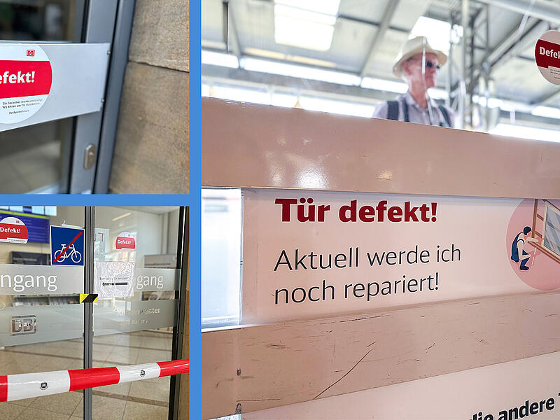 „Wenn sich eine Tür schließt, öffnet sich eine andere.“ Das ist in Bamberg leichter gesagt als getan. Defekte Türen nerven nicht nur am Bahnhof der Welterbestadt.