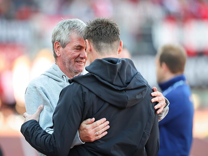Miroslav Klose und Friedhelm Funkel