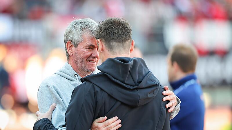 Miroslav Klose und Friedhelm Funkel Miroslav Klose und Friedhelm Funkel