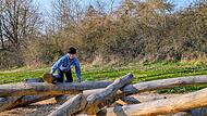 Naturspielplatz in Scheuerfeld wieder zug&auml;nglich
