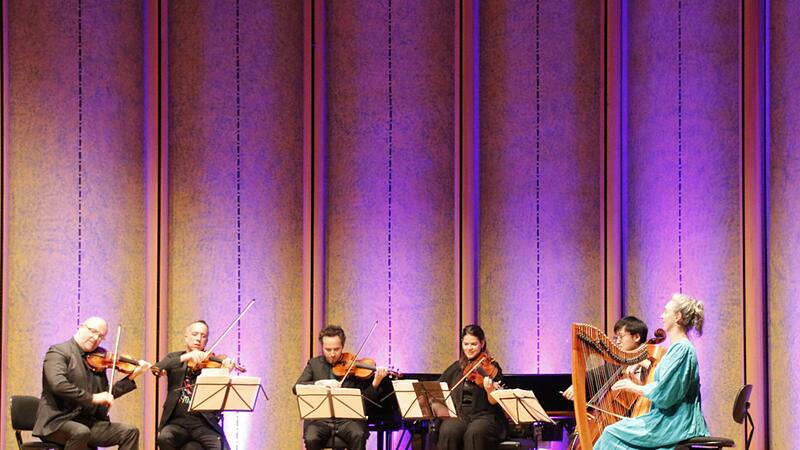 Quatuor &Eacute;b&egrave;ne mit Chris Stout und Catriona McKay