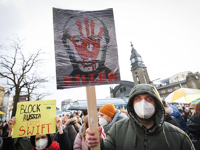 Demonstration in Hamburg