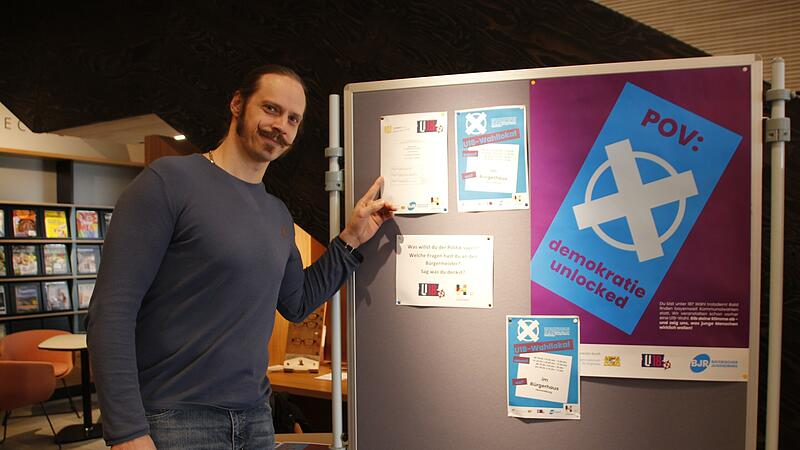 Franziskus Gerr betreut in Hammelburg die U-18 Wahl des bayrischen Jugendrings.