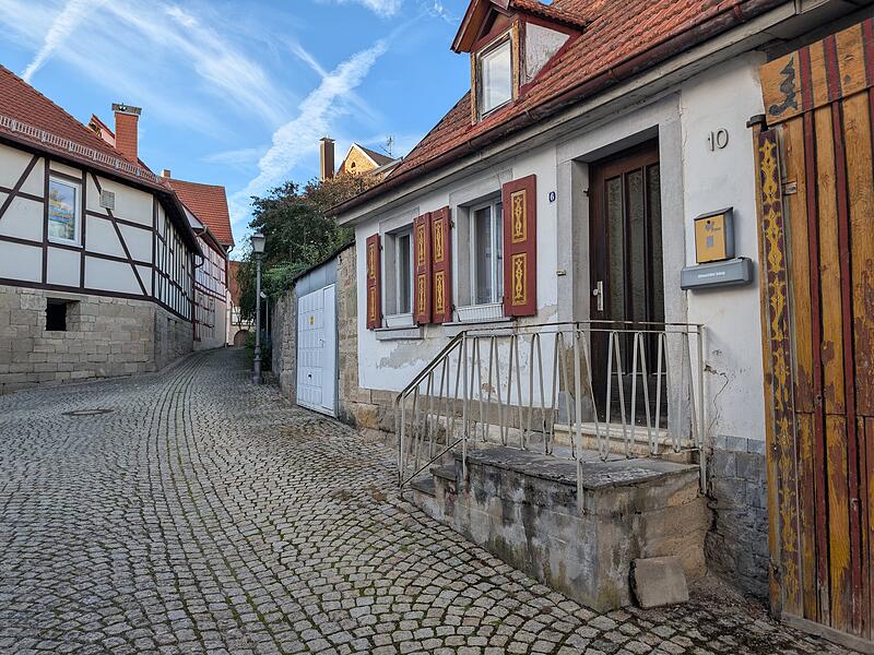 Körner-Haus in der Grube Münnerstadt Das Körner-Haus soll zur Toilette mit Lagerraum für den Anger umgewandelt werden.