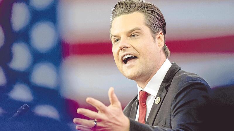 „Wir dürfen keine Zeit mit unwürdigem Streit in Washington verlieren“, begründete Matt Gaetz seinen Rückzug. Er sollte Justizminister werden. &#160;&#160;