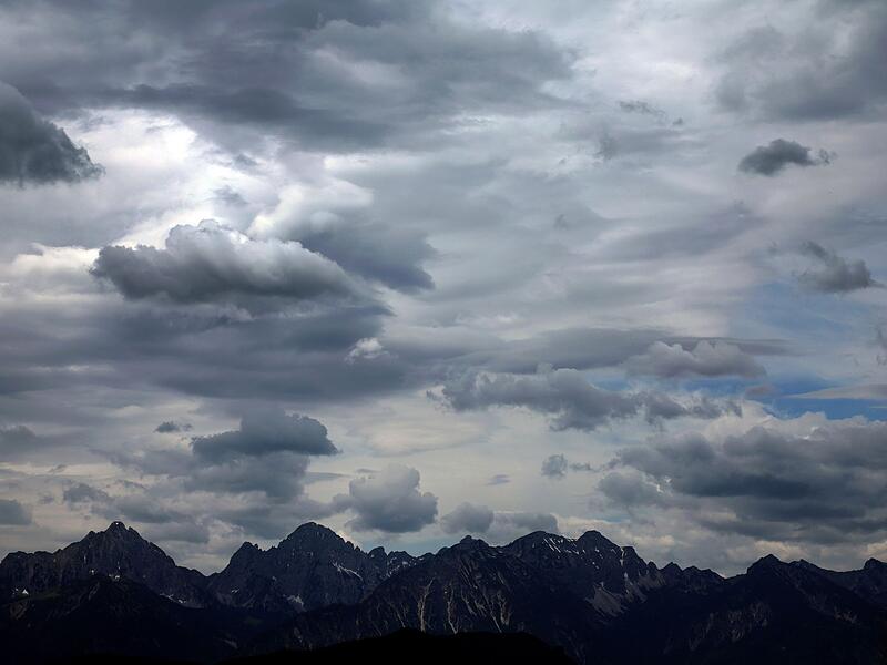 Wechselhaftes Wetter in Bayern