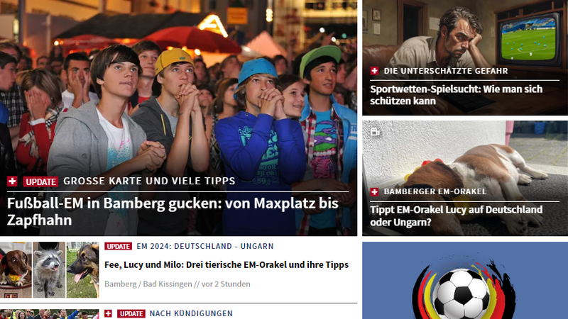 Das Onlineportal fraenkischertag.de bietet täglich brandaktuelle, interessante und unterhaltsame Geschichten aus Stadt und Landkreis Bamberg Das Onlineportal fraenkischertag.de bietet täglich brandaktuelle, interessante und unterhaltsame Geschichten aus Stadt und Landkreis Bamberg