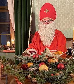 Der Nikolaus macht am 5. Dezember Halt im Museum Herrenmühle.