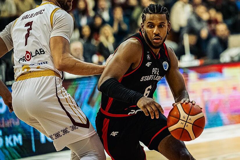 Baskets-Neuzugang Jordan Wright (mit Ball) spielte vergangene Saison mit dem polnischen Klub Lublin im Fiba Europe Cup. Baskets-Neuzugang Jordan Wright (mit Ball) spielte vergangene Saison mit dem polnischen Klub Lublin im Fiba Europe Cup.