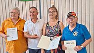 Auf dem Bild von links: Harald Reuter, Ralf Kleinert, Anja Weissenberger, Werner Vorndran Monika Röll Auf dem Bild von links: Harald Reuter, Ralf Kleinert, Anja Weissenberger, Werner Vorndran Monika Röll
