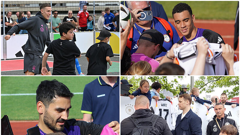 Nah an den Fans: Die deutsche Nationalmannschaft in Herzogenaurach w&auml;hrend der EM 2024